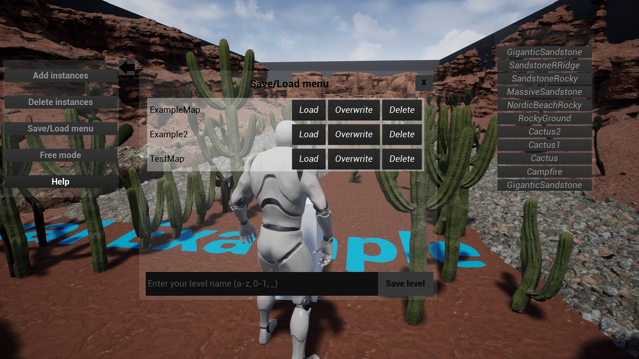Objects Spawner System for Unreal Engine